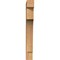 Ekena Millwork Westlake Block Smooth Bracket, Western Red Cedar, 3 1/2"W x 18"D x 30"H BKT04X18X30WTL05SWR - alternate 2